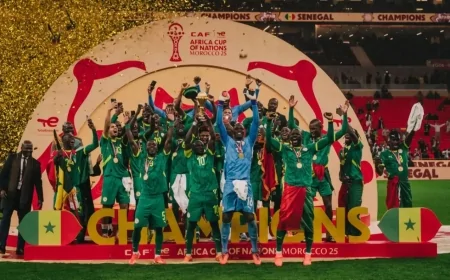 Şampiyonluğu Alınan Senegal, Kupayı Orduya Teslim Etti