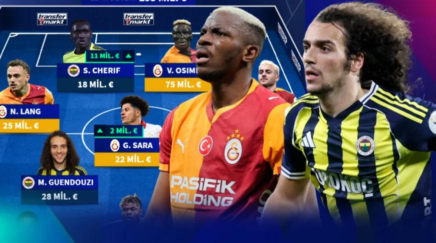 Süper Lig’in En Değerli 11’i Güncellendi: Kadro Değeri 295 Milyon Euro