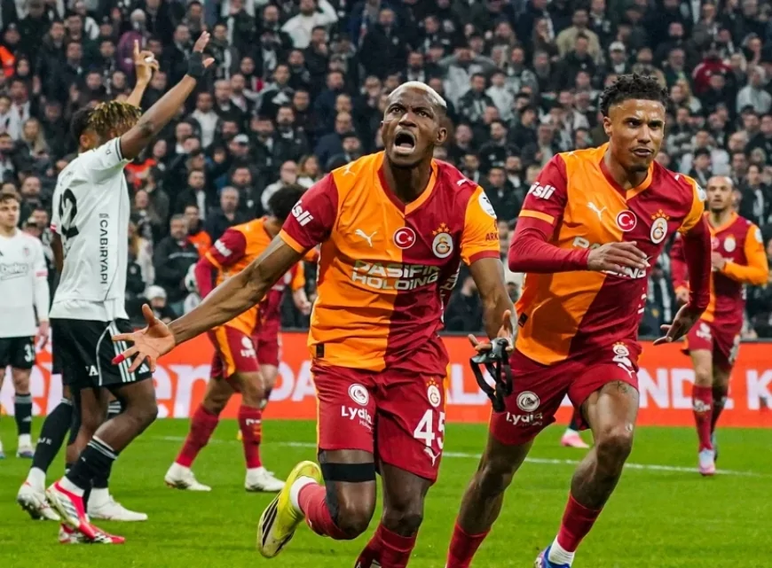 Galatasaray, Beşiktaş'ı 10 kişiyle yıktı: 0-1