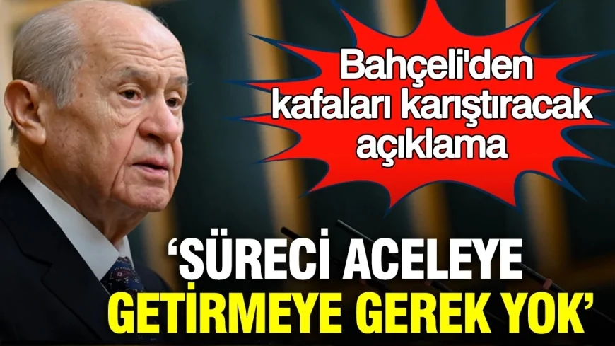 Devlet Bahçeli'den 'Terörsüz Türkiye' Süreci ve Reform Açıklaması