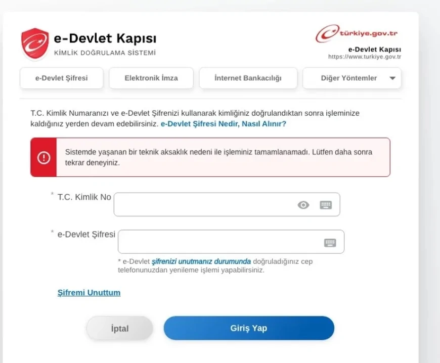 24 Mart e-Devlet Çöktü mü? MSÜ Sonuçları Sonrası Giriş ve Erişim Sorunu