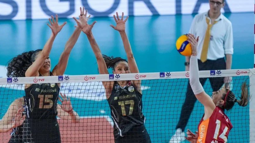 VakıfBank Kupa Voley maçında Galatasaray Daikin'i eleyerek finale çıktı