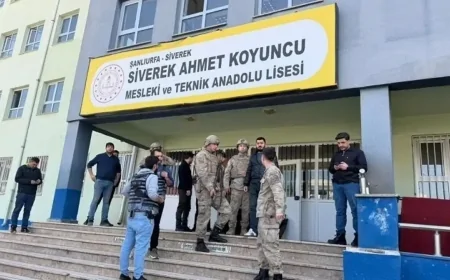 Siverek’te okulda silahlı saldırı! 16 kişi yaralandı!