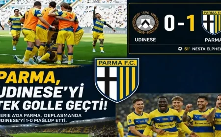 Parma, Udinese'yi tek golle geçti!