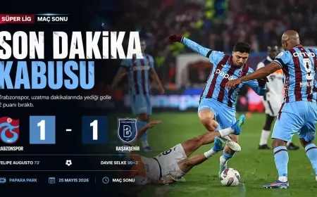 Trabzonspor’da son dakika şoku: galibiyet uzatmada gitti