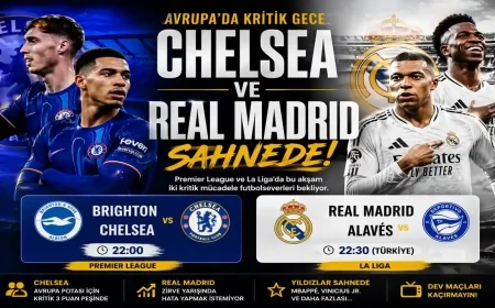 Chelsea ve Real Madrid sahnede: Avrupa’da kritik gece