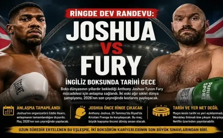 Ringde dev randevu: Joshua-Fury için imzalar atıldı