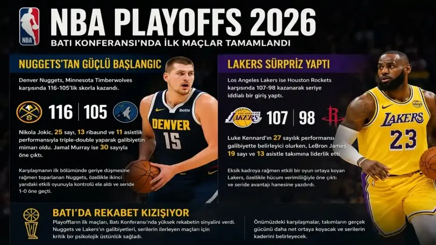 Batı’da perde açıldı: Nuggets ve Lakers galibiyetle başladı
