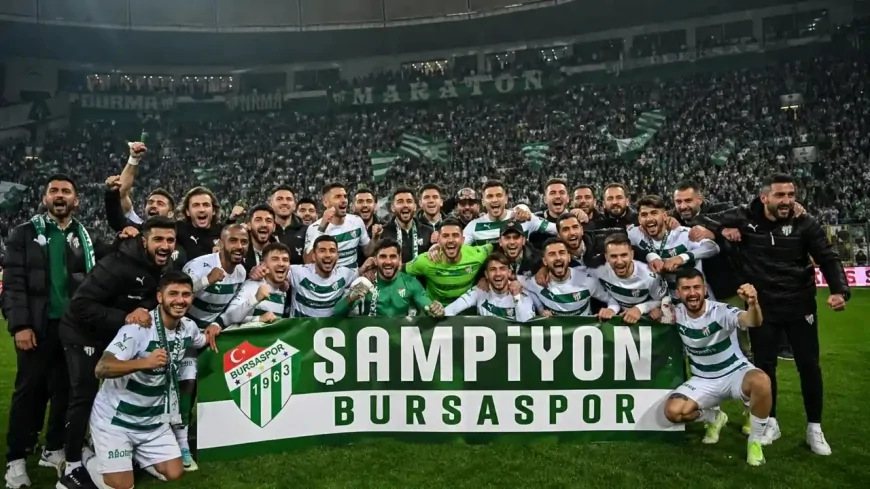 Bursaspor yeniden yükselişte: 1. Lig bileti resmen alındı