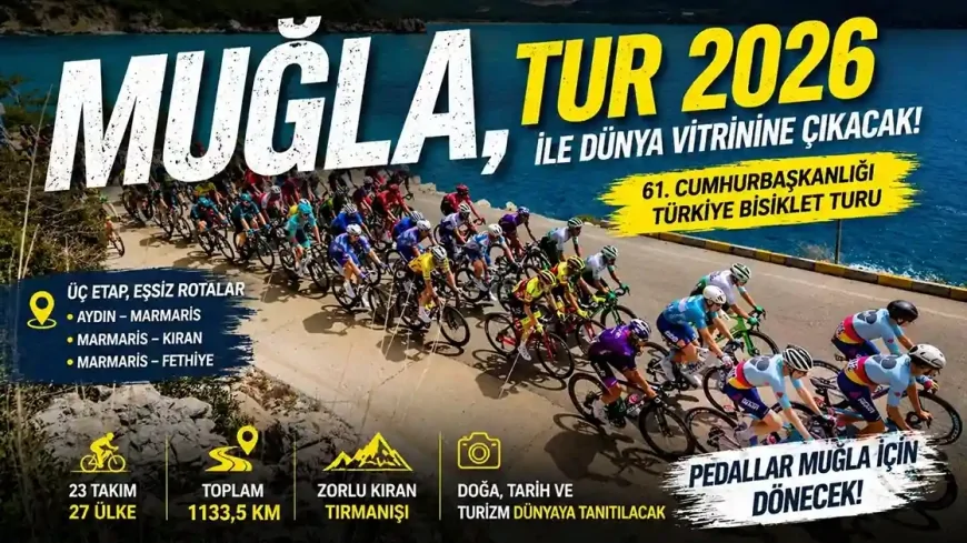 Muğla, TUR 2026 etaplarıyla dünya vitrinine çıkacak