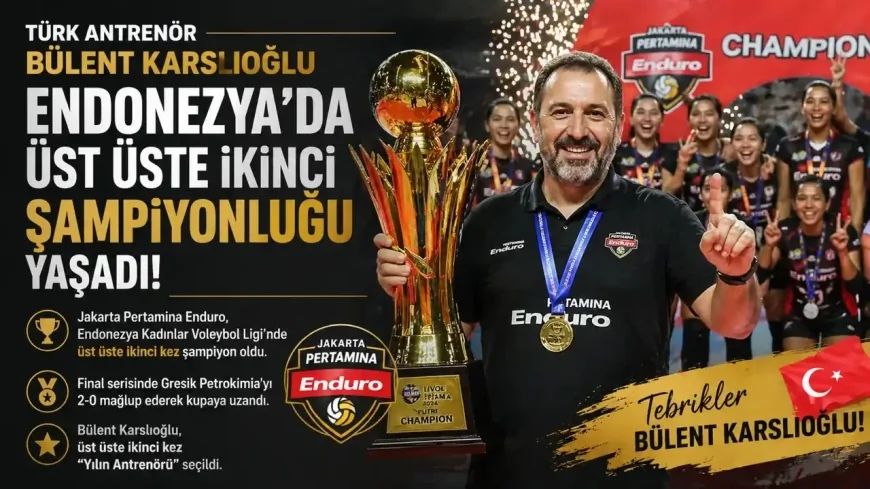 Bülent Karslıoğlu, Endonezya’da üst üste ikinci kez zirvede