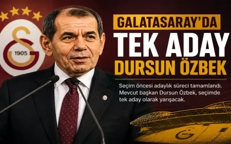 Galatasaray’da seçim için tek aday Dursun Özbek