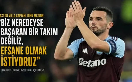 McGinn: Biz ‘neredeyse başaran takım’ değiliz