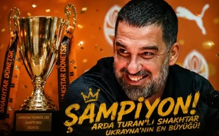 Arda Turan’lı Shakhtar şampiyonluğunu ilan etti