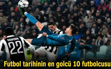 Futbol tarihinin en golcü 10 futbolcusu