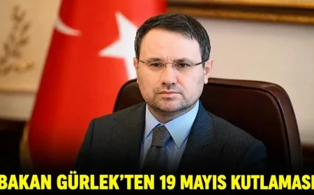 Bakan Gürlek’ten 19 Mayıs kutlaması!
