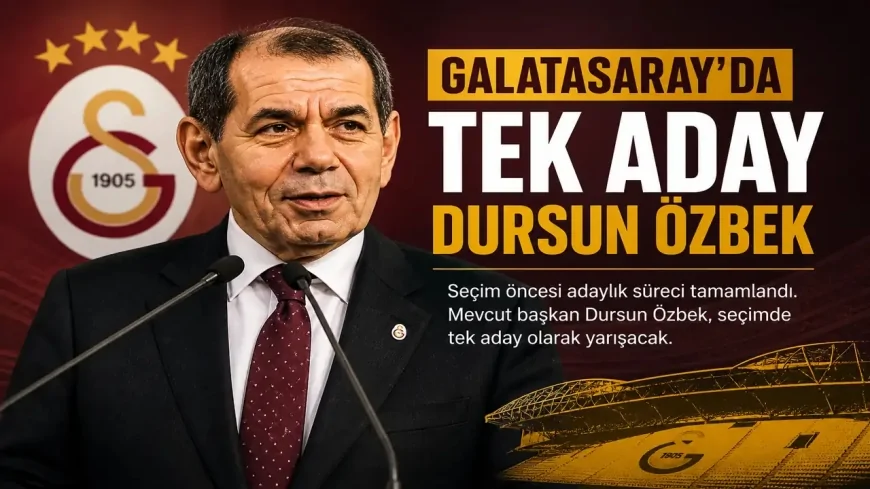 Galatasaray’da seçim için tek aday Dursun Özbek