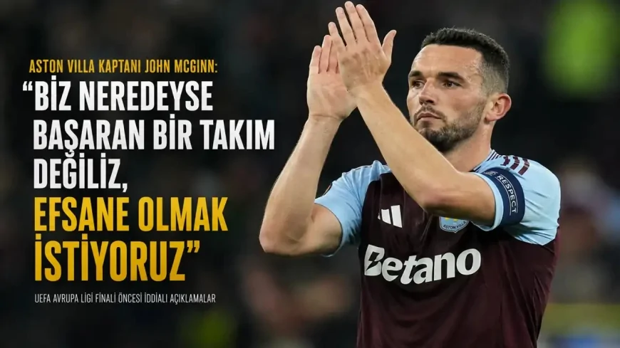 McGinn: Biz ‘neredeyse başaran takım’ değiliz