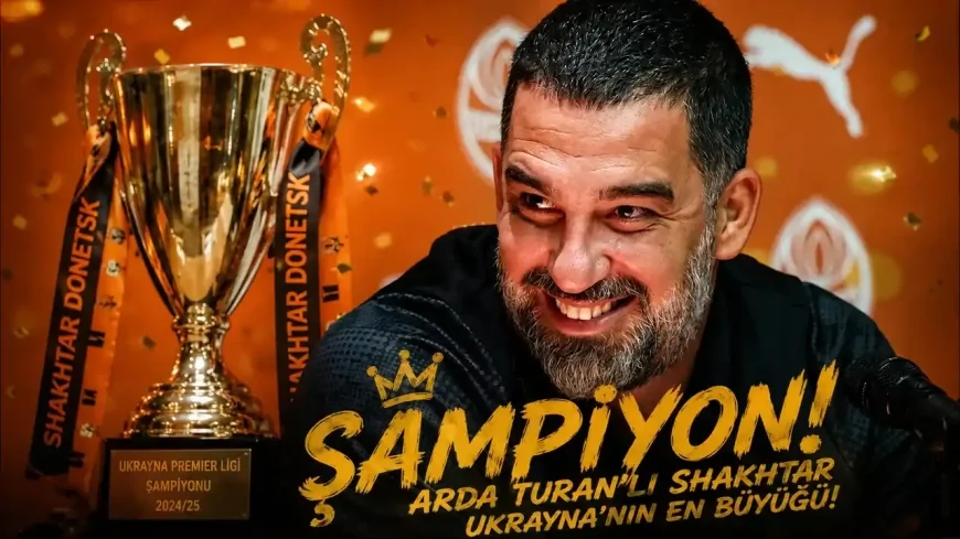 Arda Turan’lı Shakhtar şampiyonluğunu ilan etti