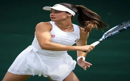 Zeynep Sönmez Wimbledon'da İkinci Tura Yükseldi