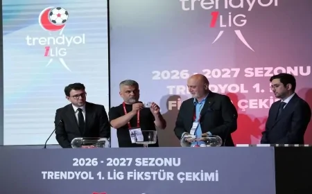 1'inci Lig'de yeni sezon fikstürü çekildi